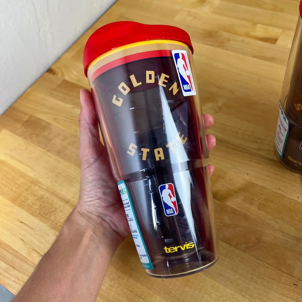 Tervis NBA Golden State Warriors City Edition Tumbler Set Size 24oz Red New 4pc